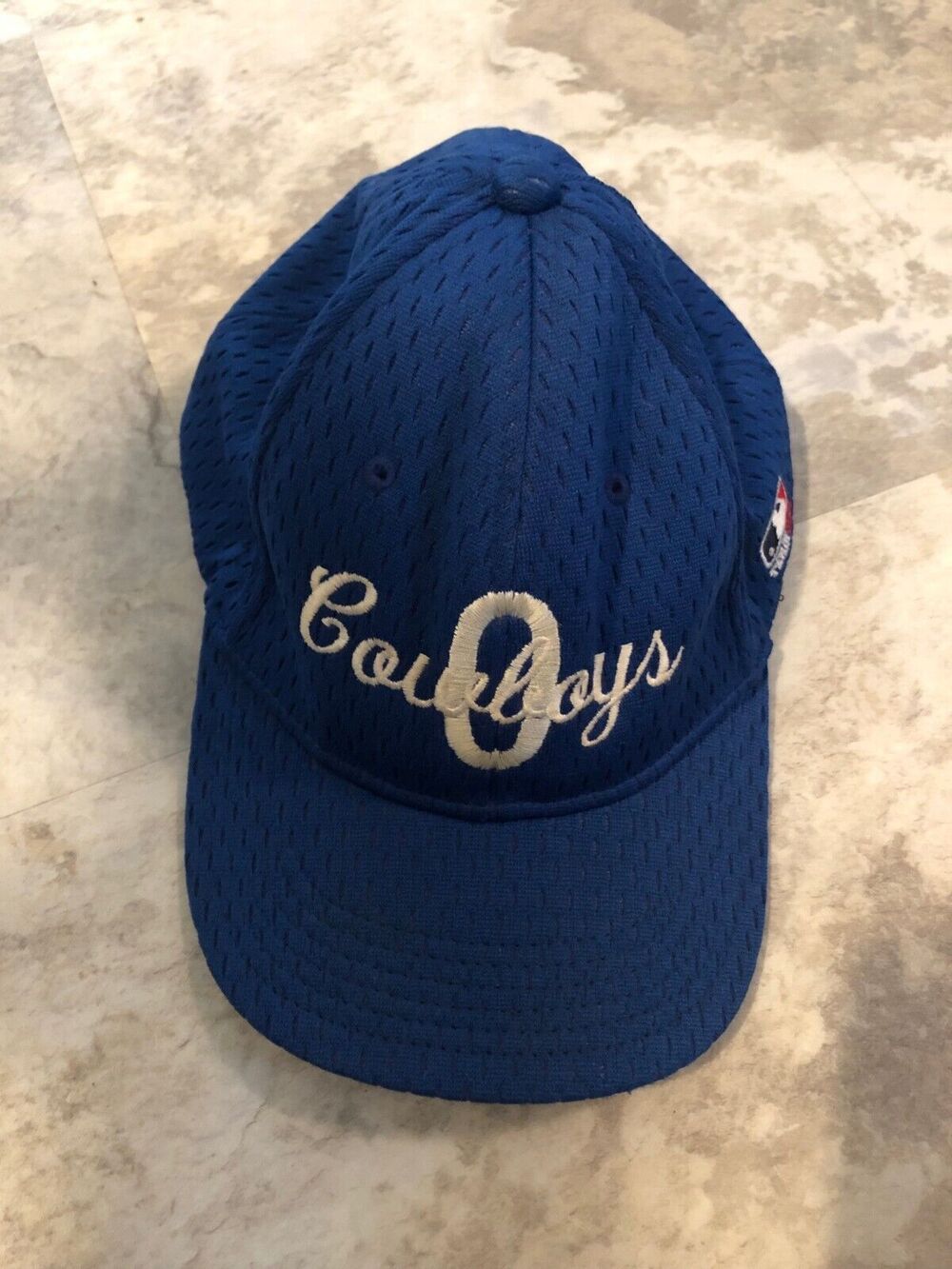 O Cowboys Hat Blue MLB Blue Youth Large/Adult Small Pro‎ Flex